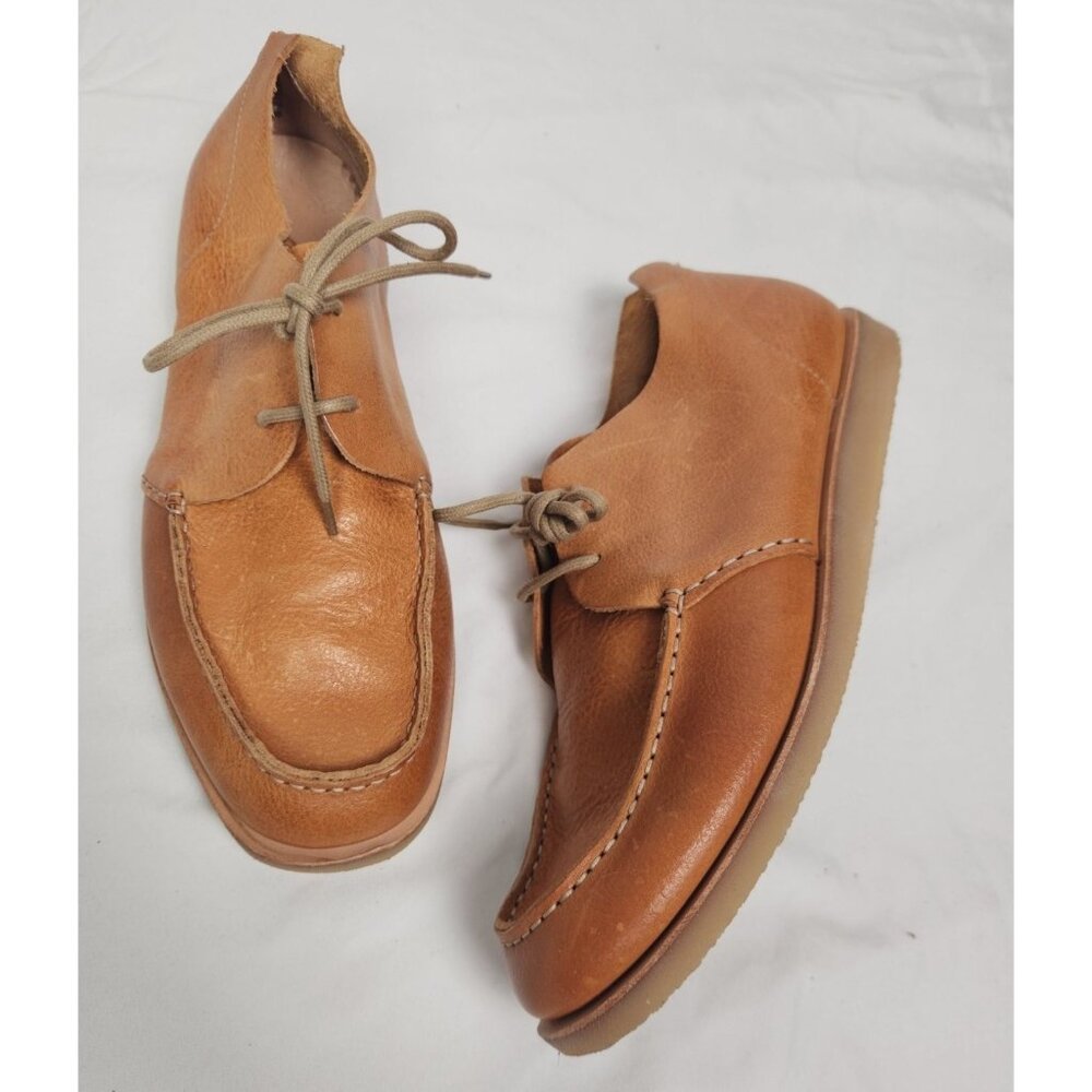 Astorflex Men's Sz. 43/10 Campflex Tan Leather Lace Up Shoes